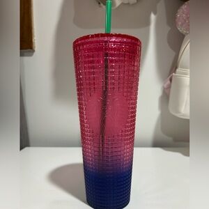 Starbucks pink and blue gradient tumbler